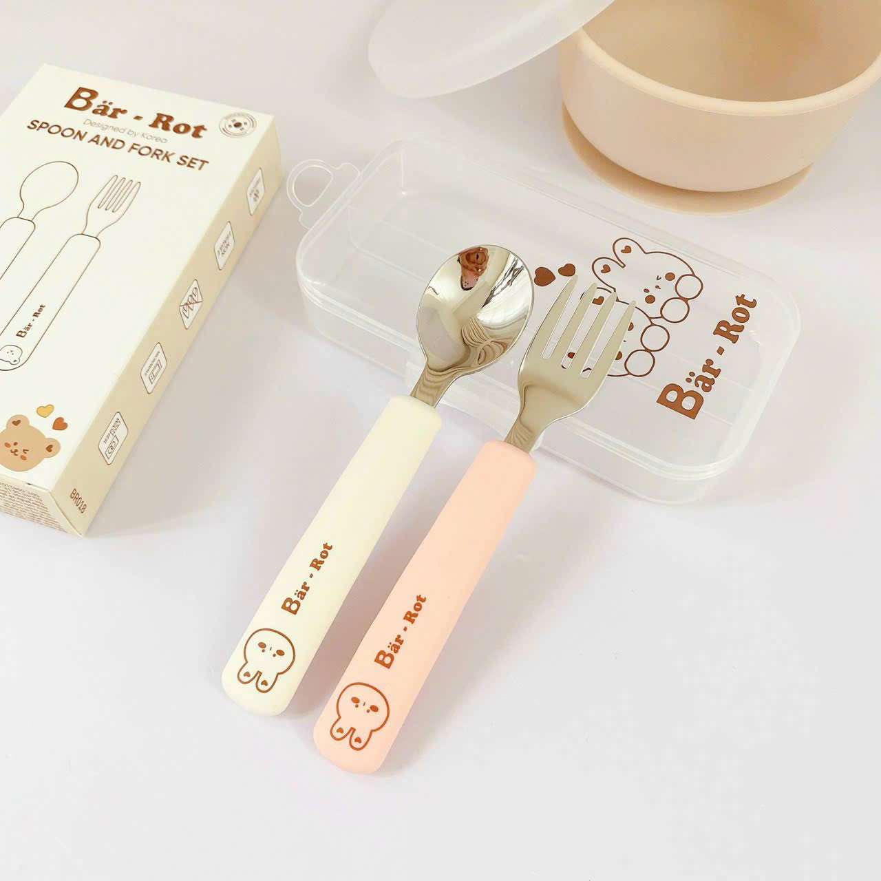 BARROT - SET THÌA DĨA GẤU THỎ