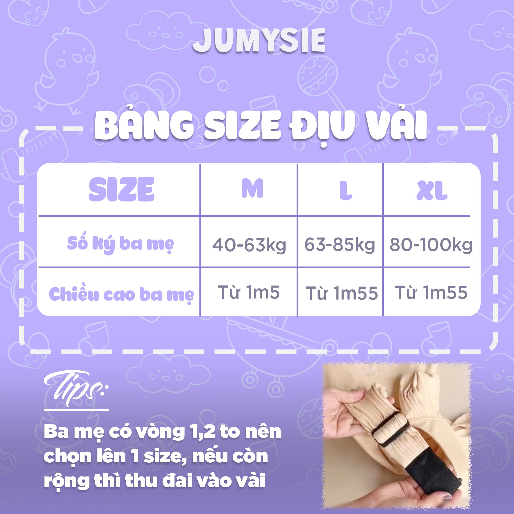 JUMYSIE - ĐỊU VẢI JUMY'S CARRIER