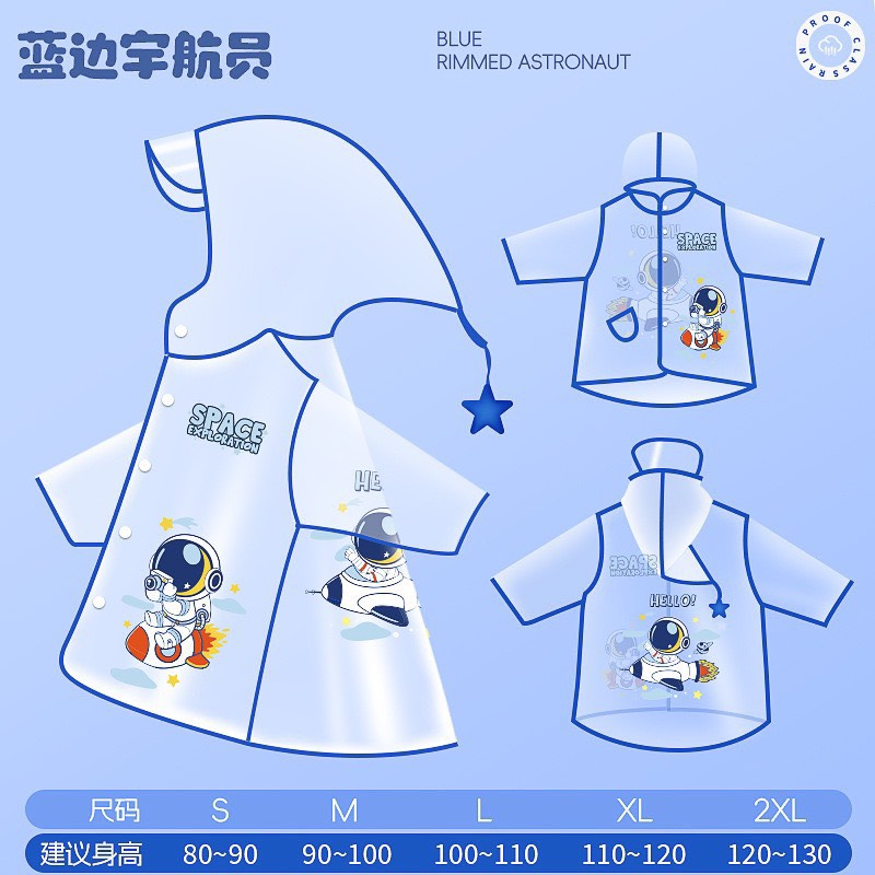 KK - ÁO MƯA TRẺ EM TRONG SUỐT