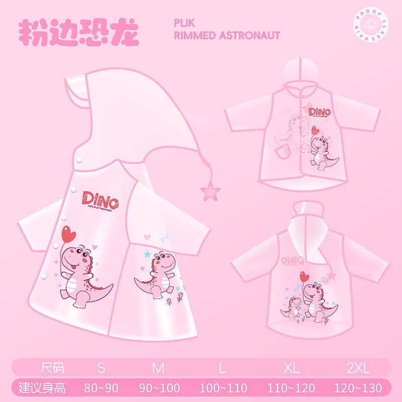 KK - ÁO MƯA TRẺ EM TRONG SUỐT