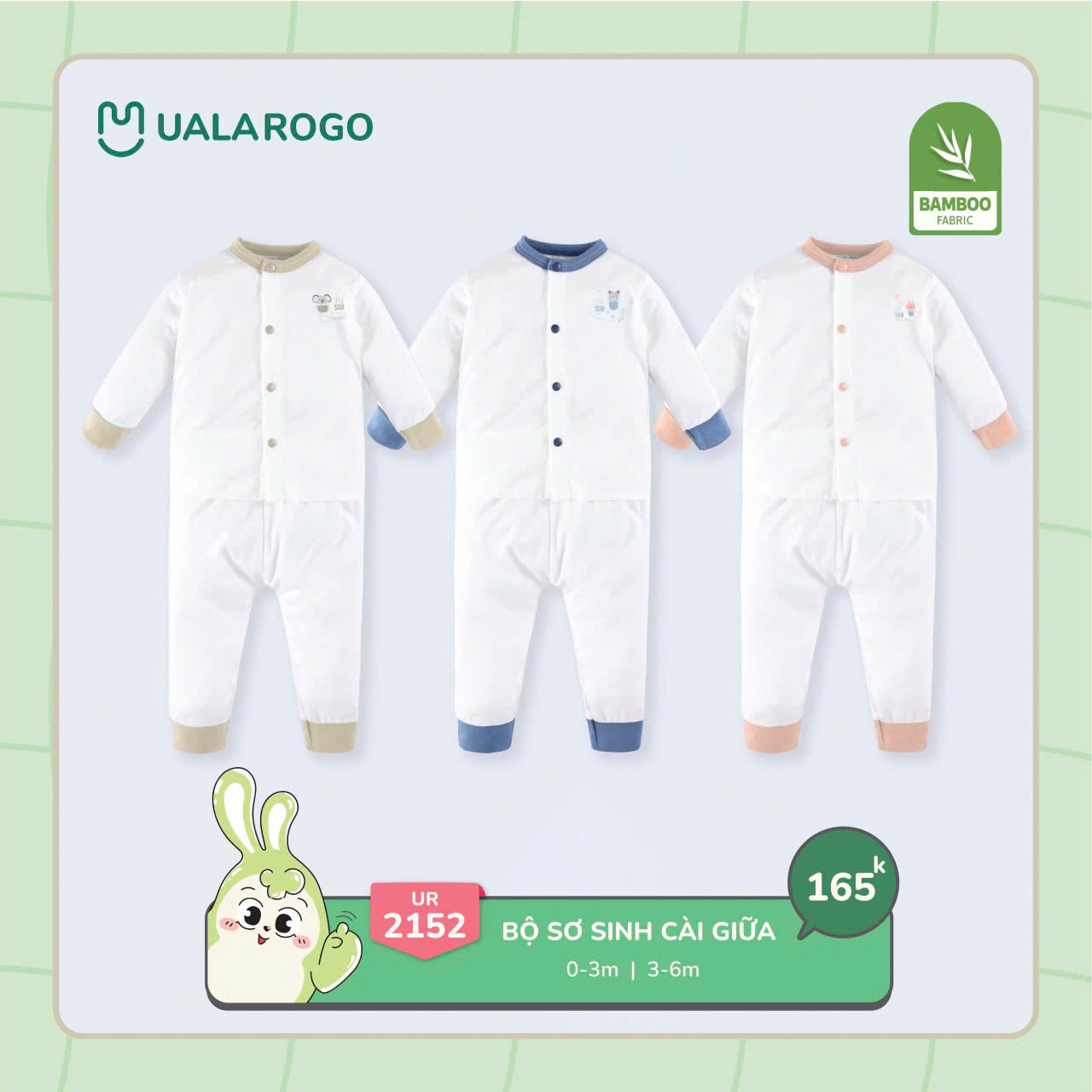 UALA ROGO - BỘ SS CÀI GIỮA UR2152