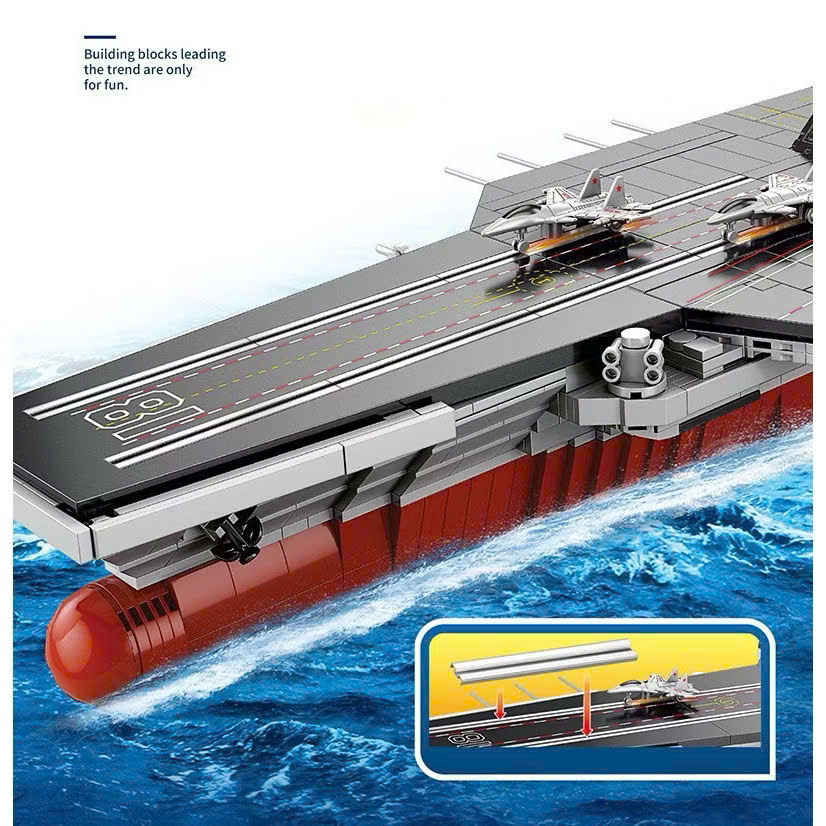 HT - LEGO TÀU CHIẾN 768PCS 8987