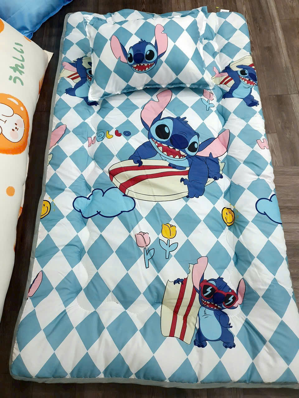 KK - SET NỆM TOPPER MUJJI KÈM GỐI