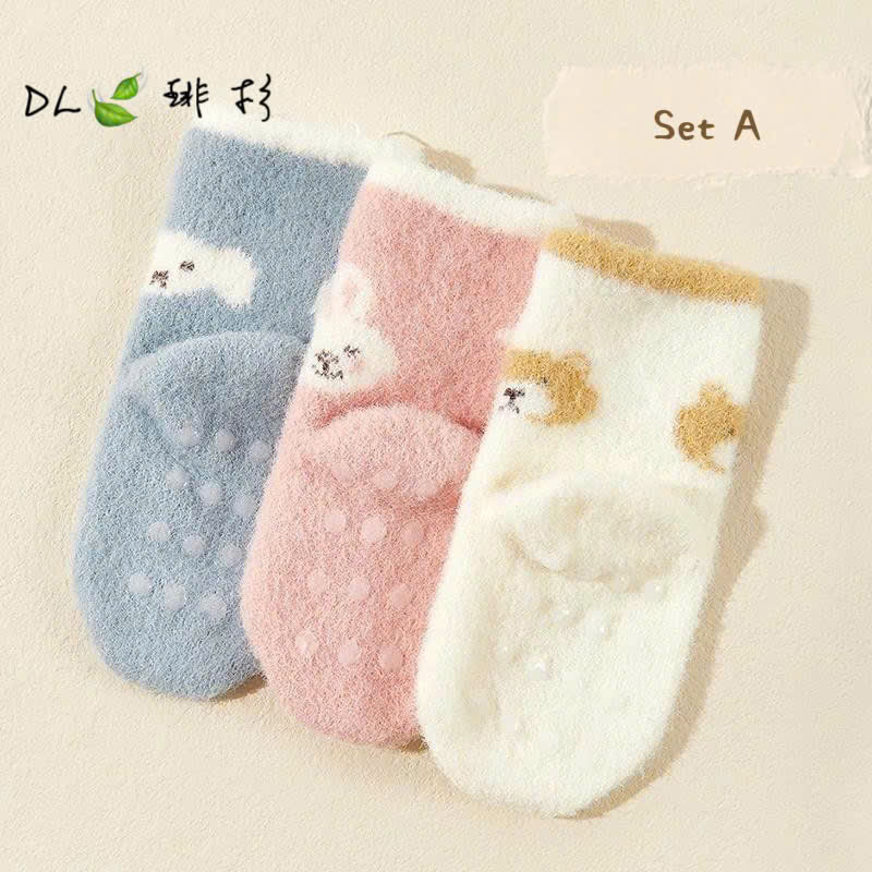 KK - SET 3 ĐÔI TẤT LÔNG XÙ
