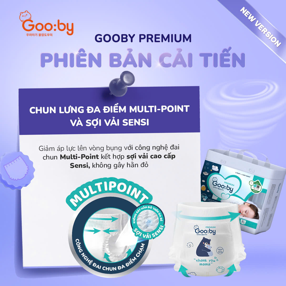 GOOBY - BỈM ĐÊM PREMIUM HÀN QUỐC