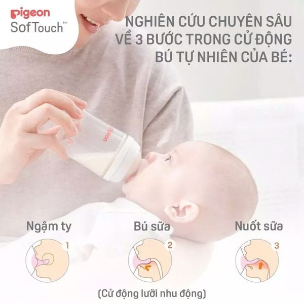 PIGEON - BÌNH SỮA PPSU SOFTOUCH BABY-FRIENDLY WORLD