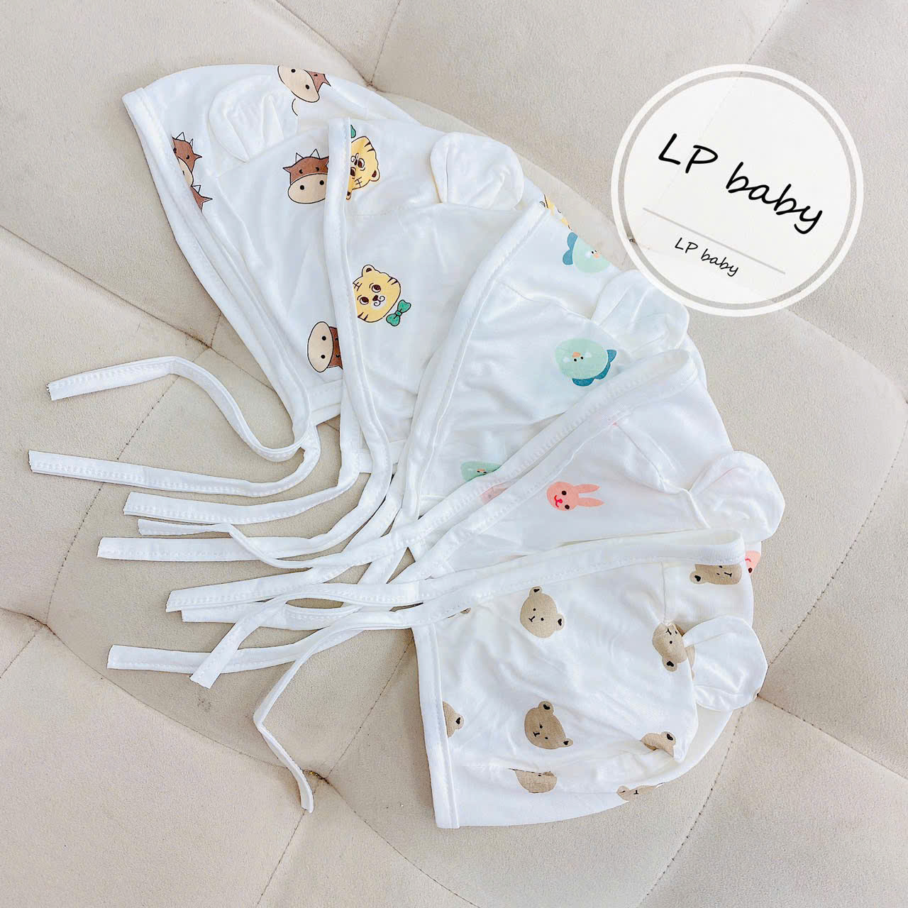 KK - MŨ COTTON DÂY MỎNG
