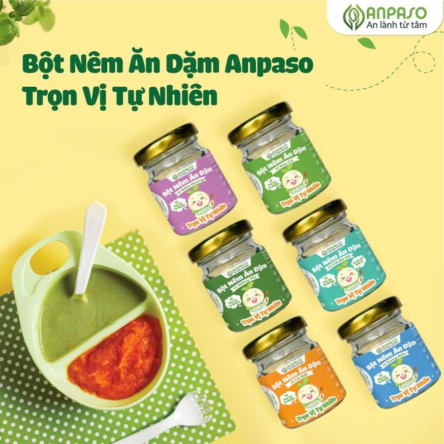 ANPASO - 6M+BỘT NÊM ĂN DẶM