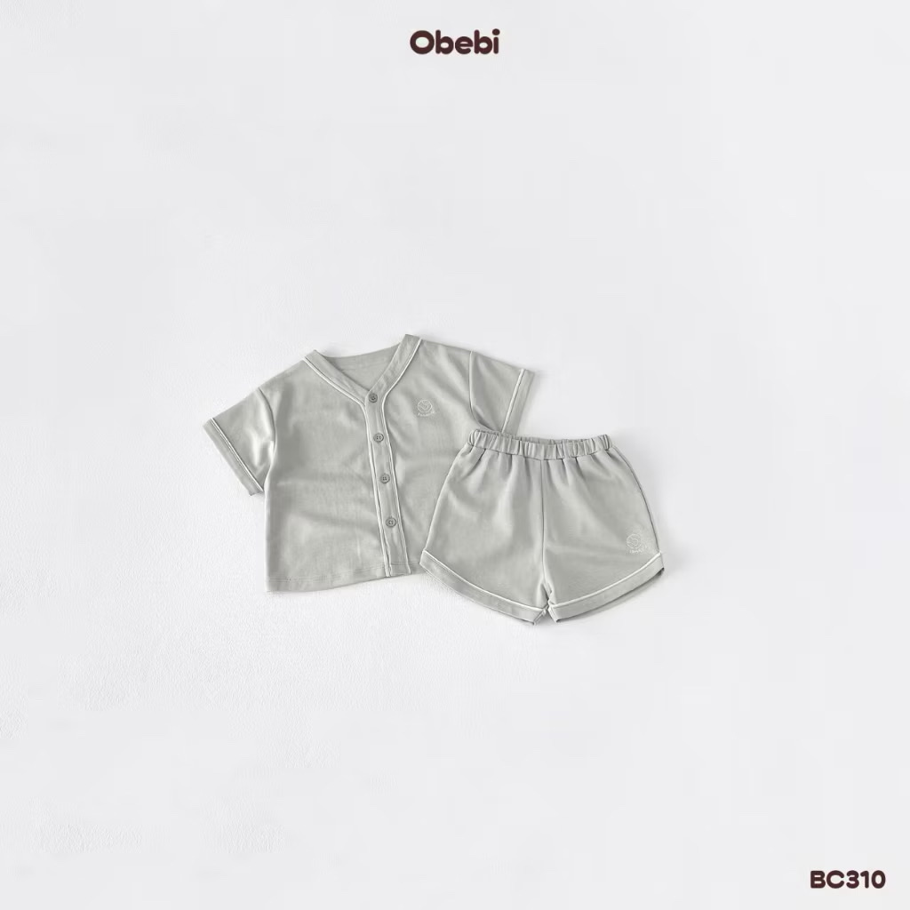 OB - Bộ cộc cotton cài khuy(73-110)