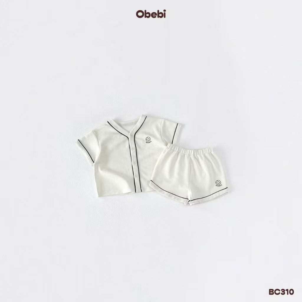 OB - Bộ cộc cotton cài khuy(73-110)