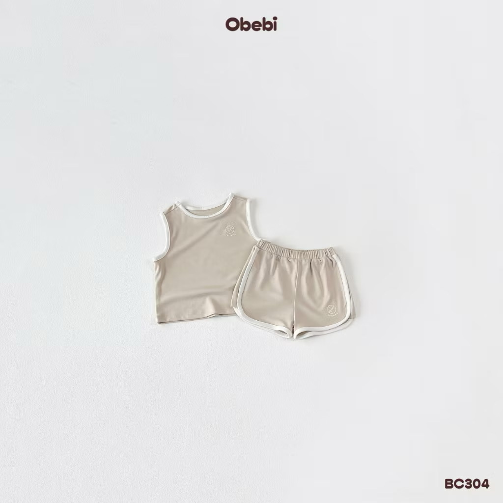 OBEBI - Bộ ba lỗ viền phối màu(66-110)