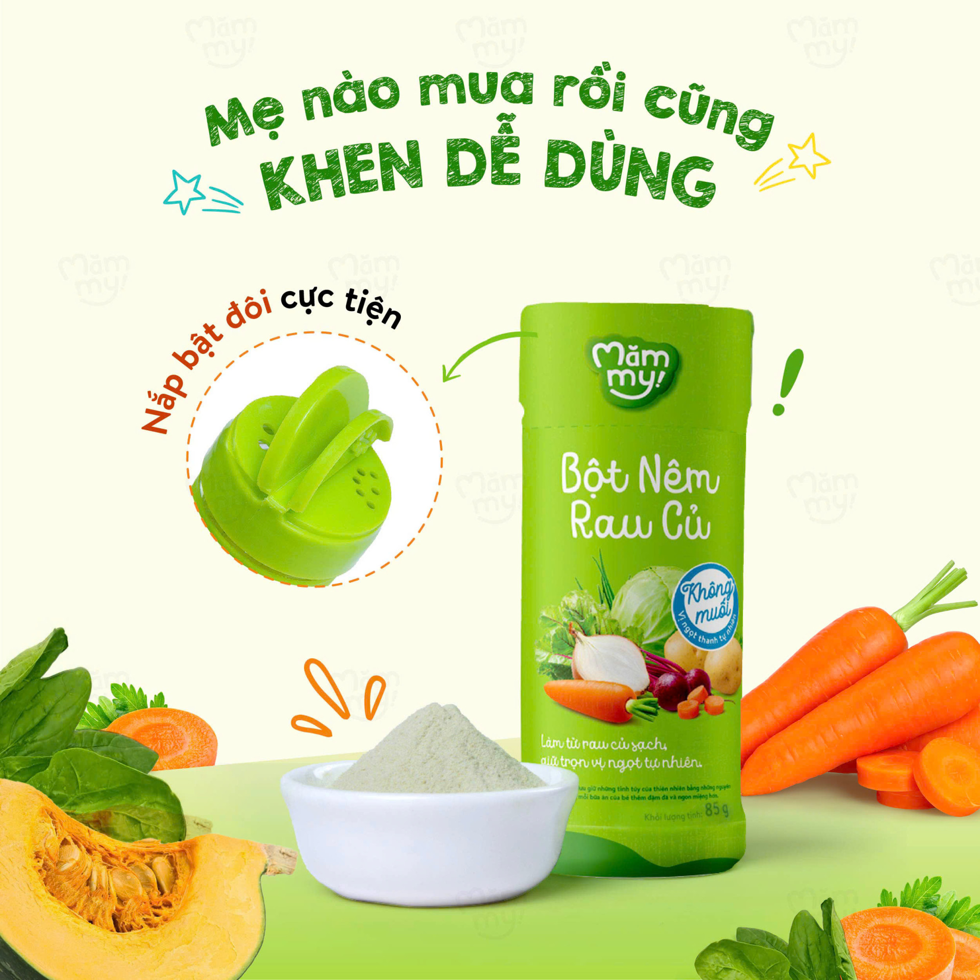 MAMMY - 1Y+BỘT NÊM KHÔNG MUỐI