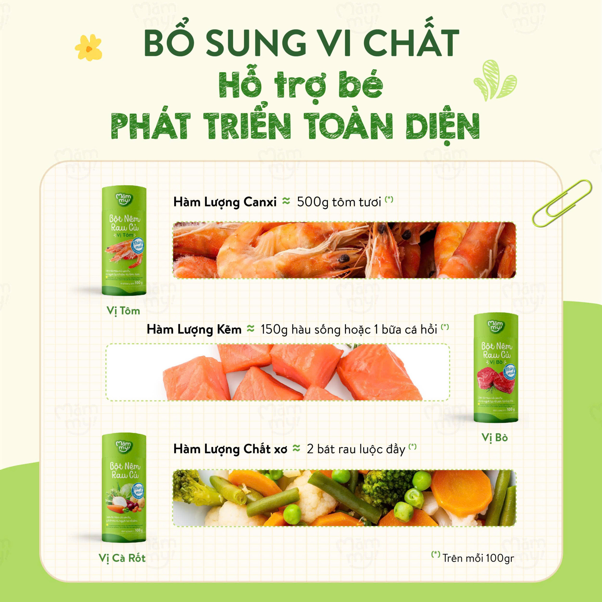MAMMY - 1Y+BỘT NÊM KHÔNG MUỐI