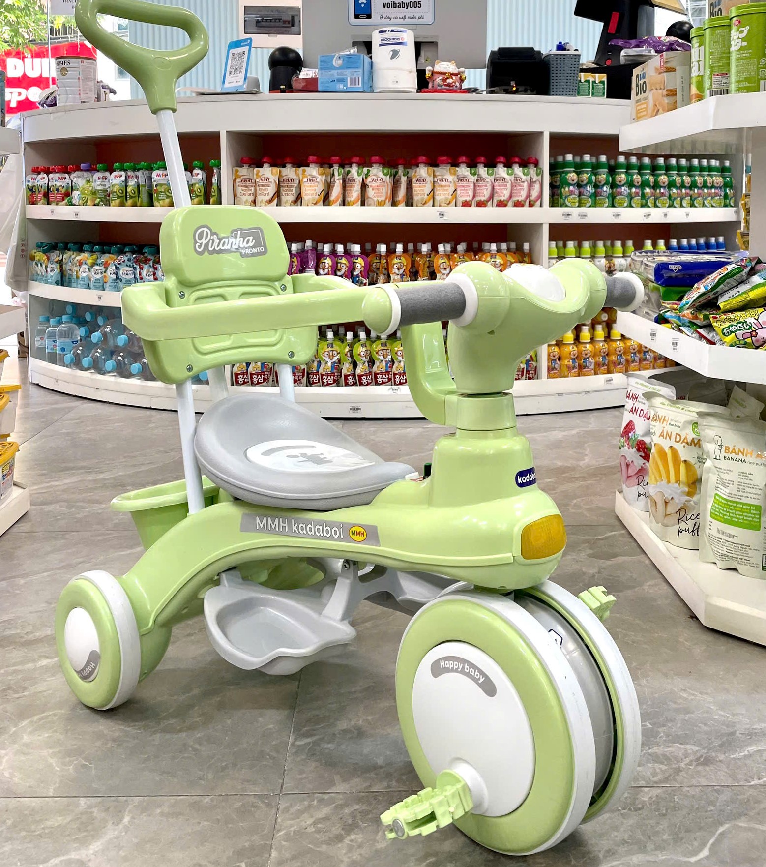 XLS - XE ĐẠP 3 BÁNH CÓ CẦN ĐẨY