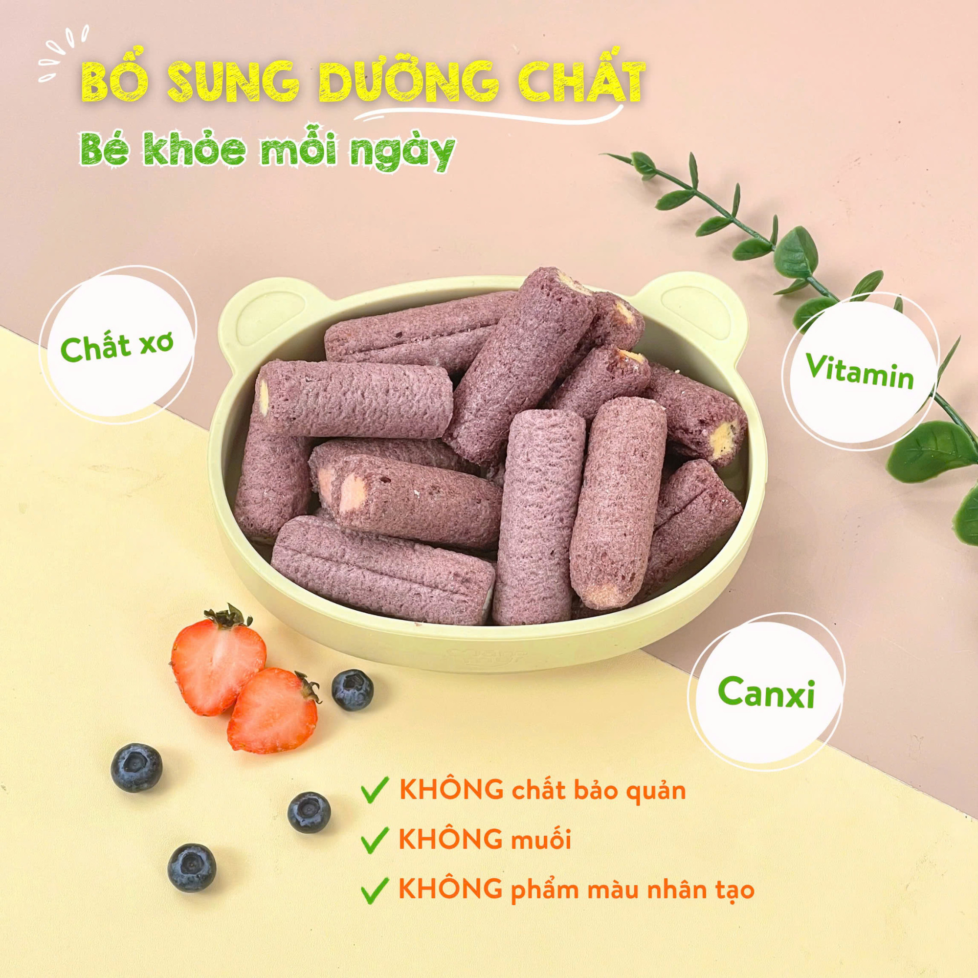 MAMMY - 7M+BÁNH CUỘN NHÂN KEM