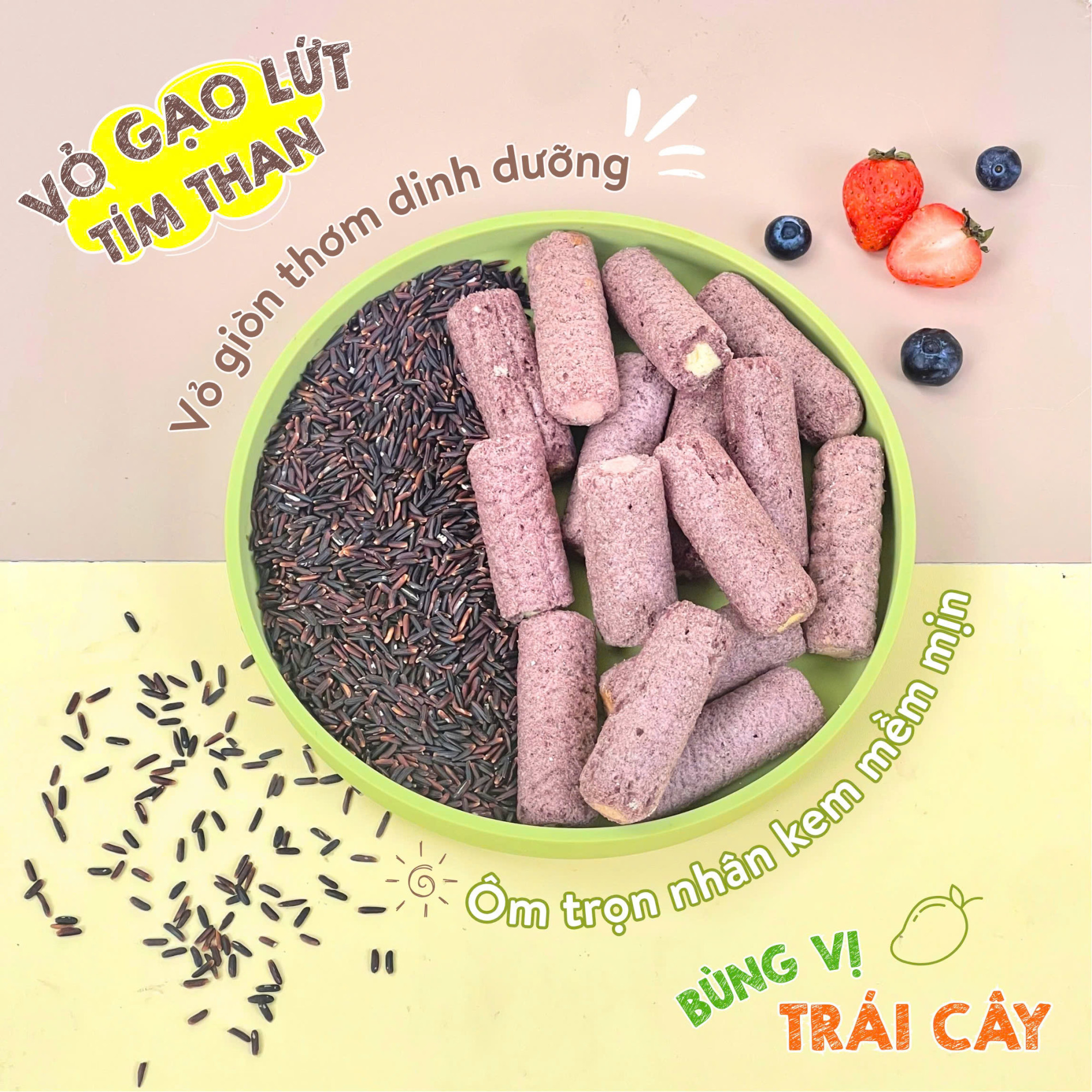 MAMMY - 7M+BÁNH CUỘN NHÂN KEM