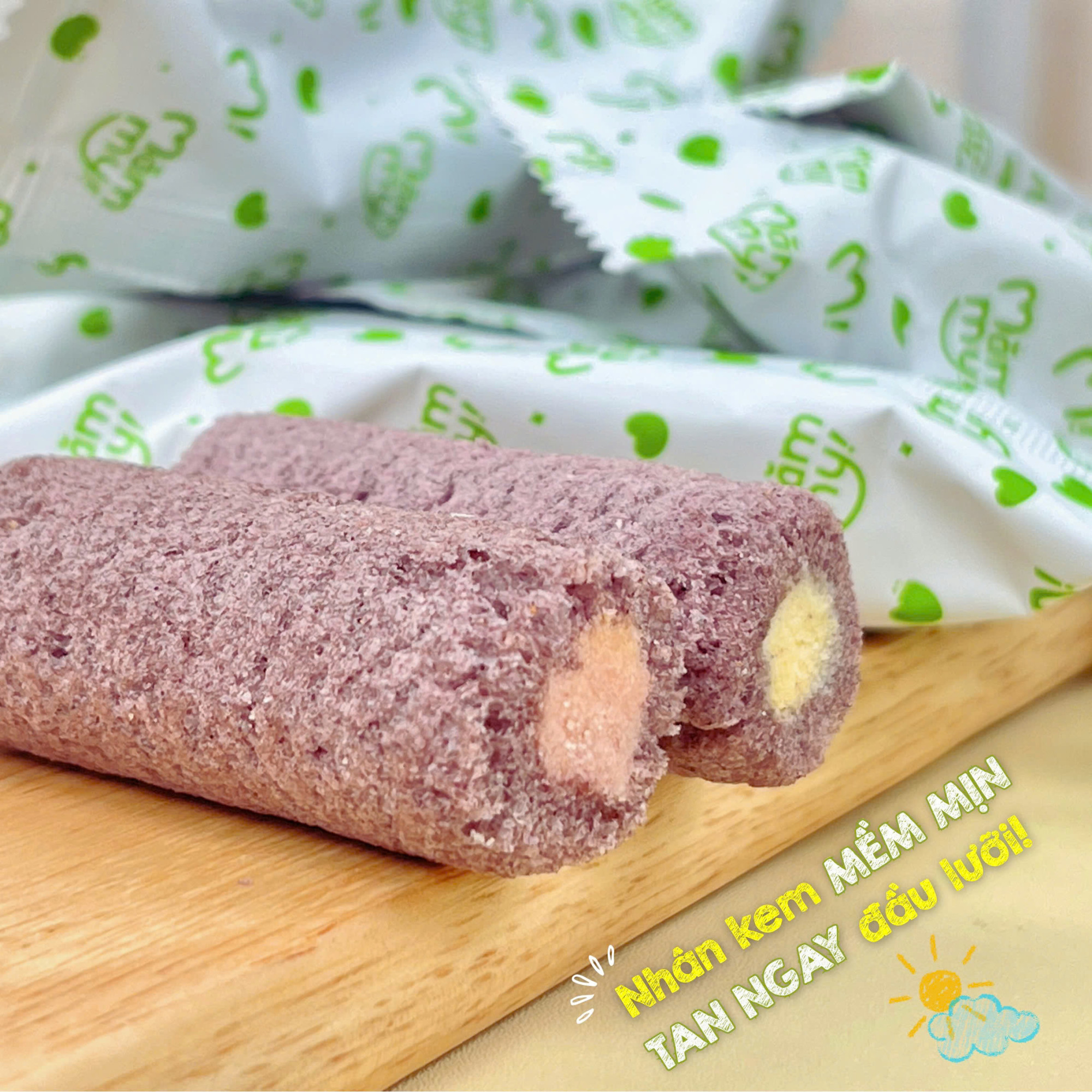 MAMMY - 7M+BÁNH CUỘN NHÂN KEM