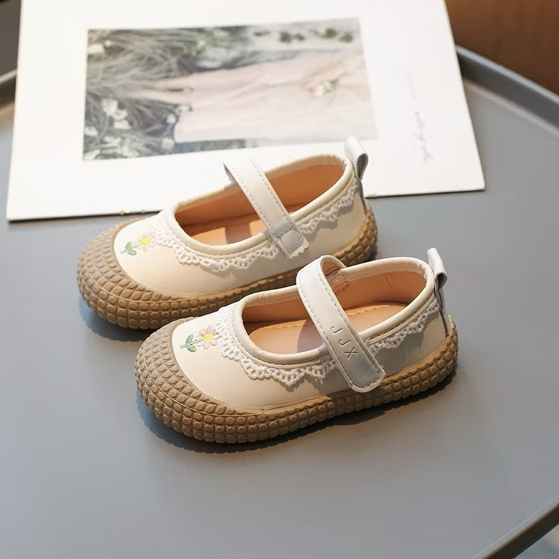 MC - Giày búp bê viền ren hoa(21-30)