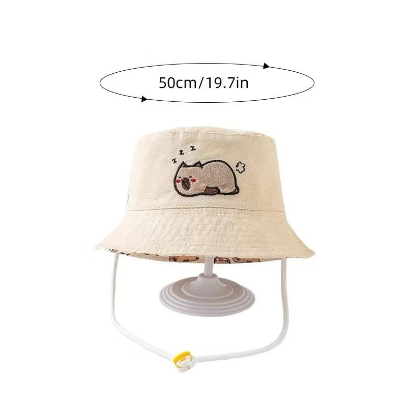MC - Mũ vành be in hình (2-4Y)