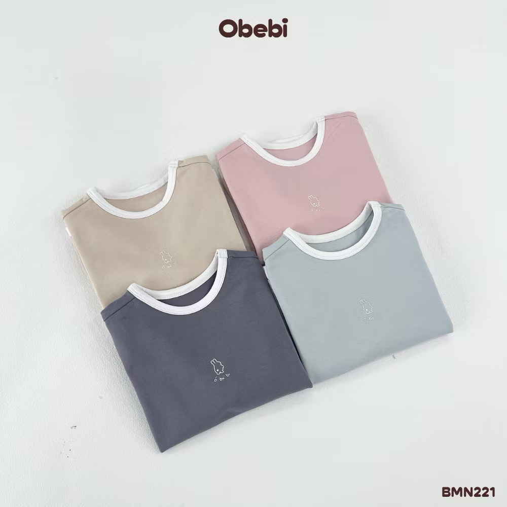 OBEBI - Bộ mặc nhà phối màu vạt Gấu(73-120)