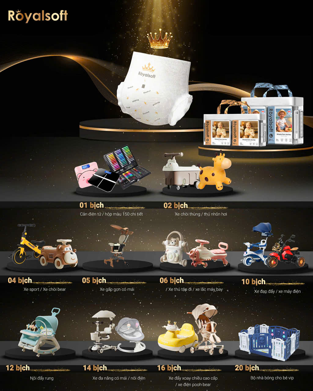 ROYAL SOFT - BỈM HOÀNG GIA ELITE