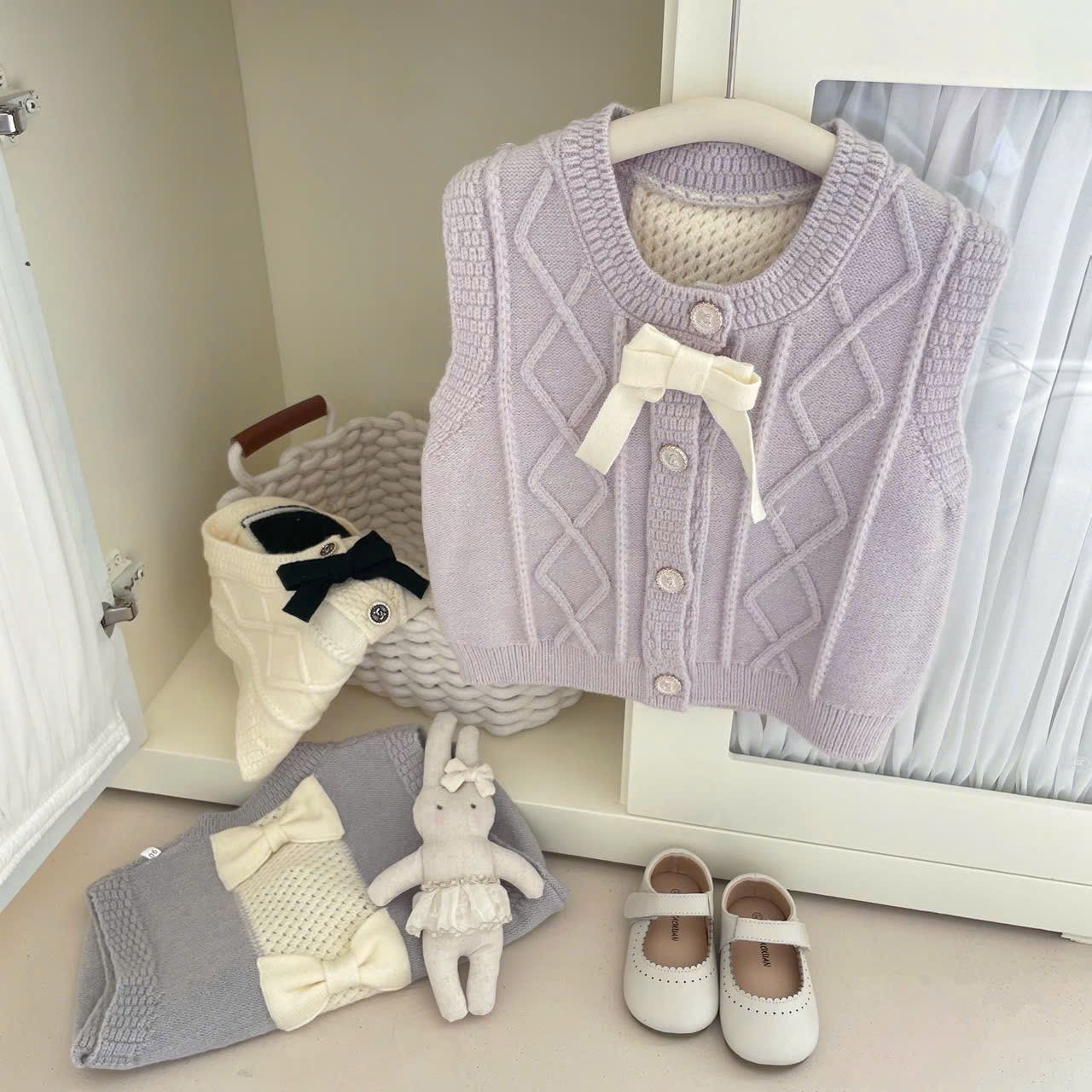 BK - Gile len oval nơ nhỏ(90-130)