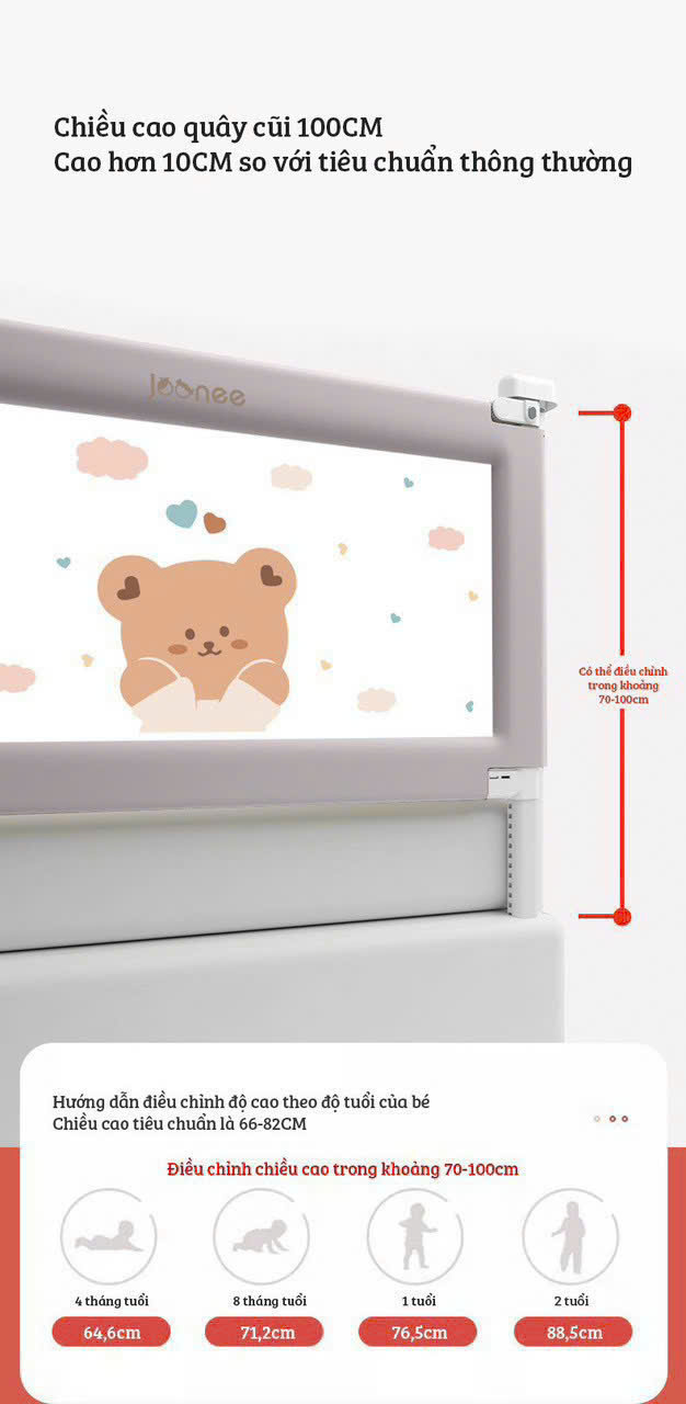 JOONEE - CHẶN GIƯỜNG KIÊM QUÂY CŨI