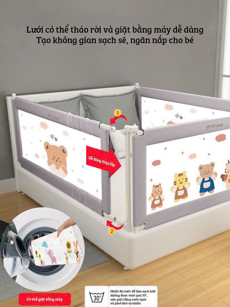 JOONEE - CHẶN GIƯỜNG KIÊM QUÂY CŨI