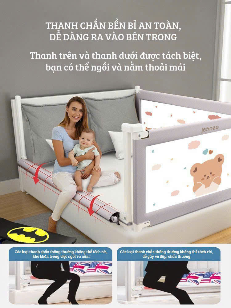 JOONEE - CHẶN GIƯỜNG KIÊM QUÂY CŨI