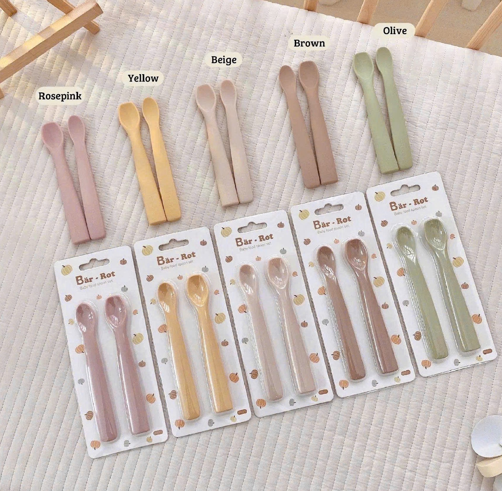 BARROT - SET 2 THÌA SILICONE