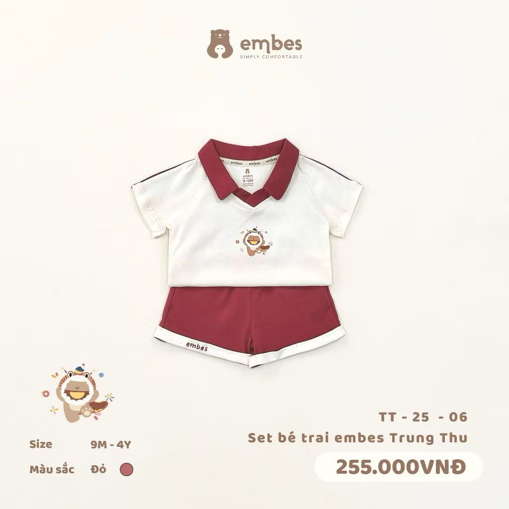 EMBES - Set bé trai trung thu (9M-4Y)