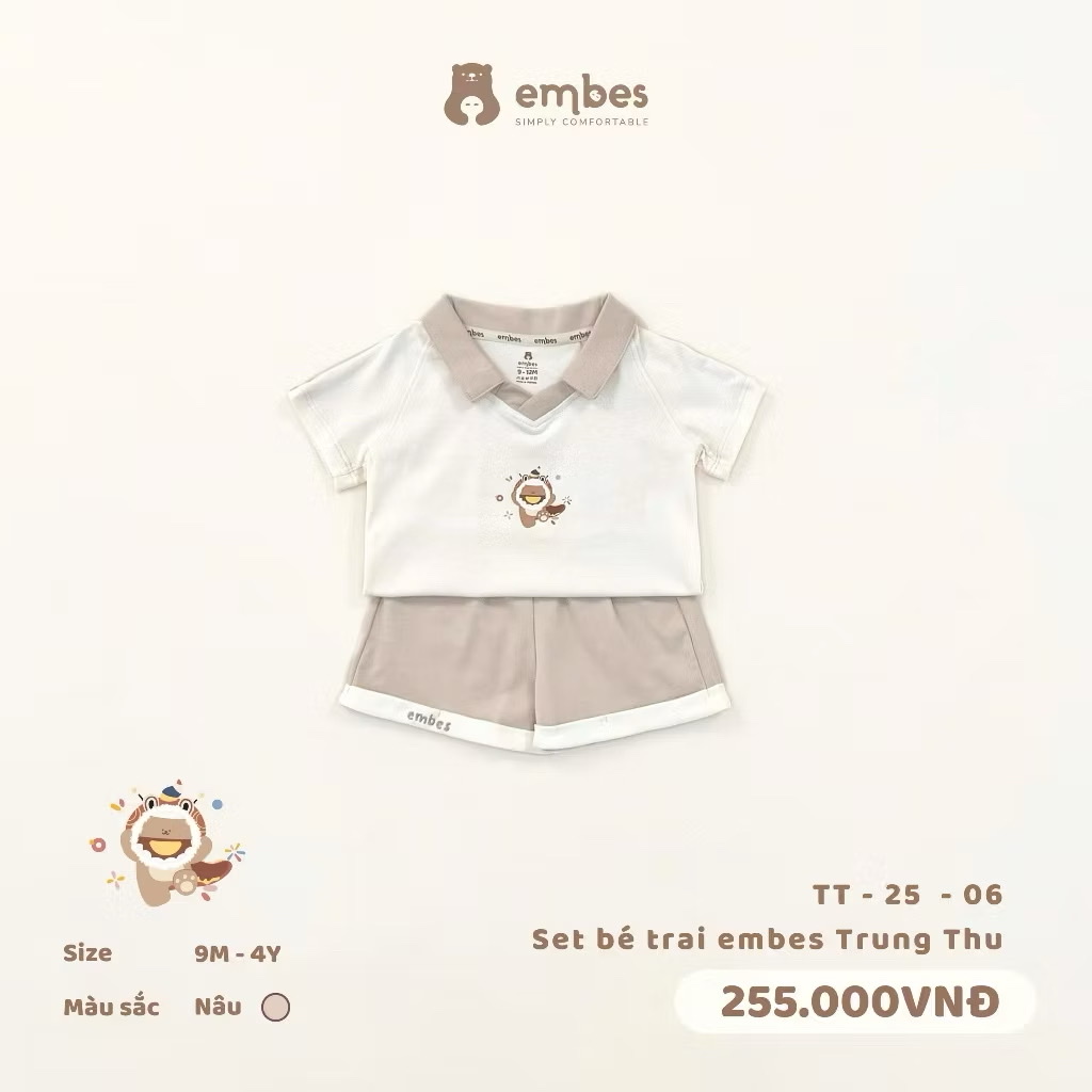 EMBES - Set bé trai trung thu (9M-4Y)