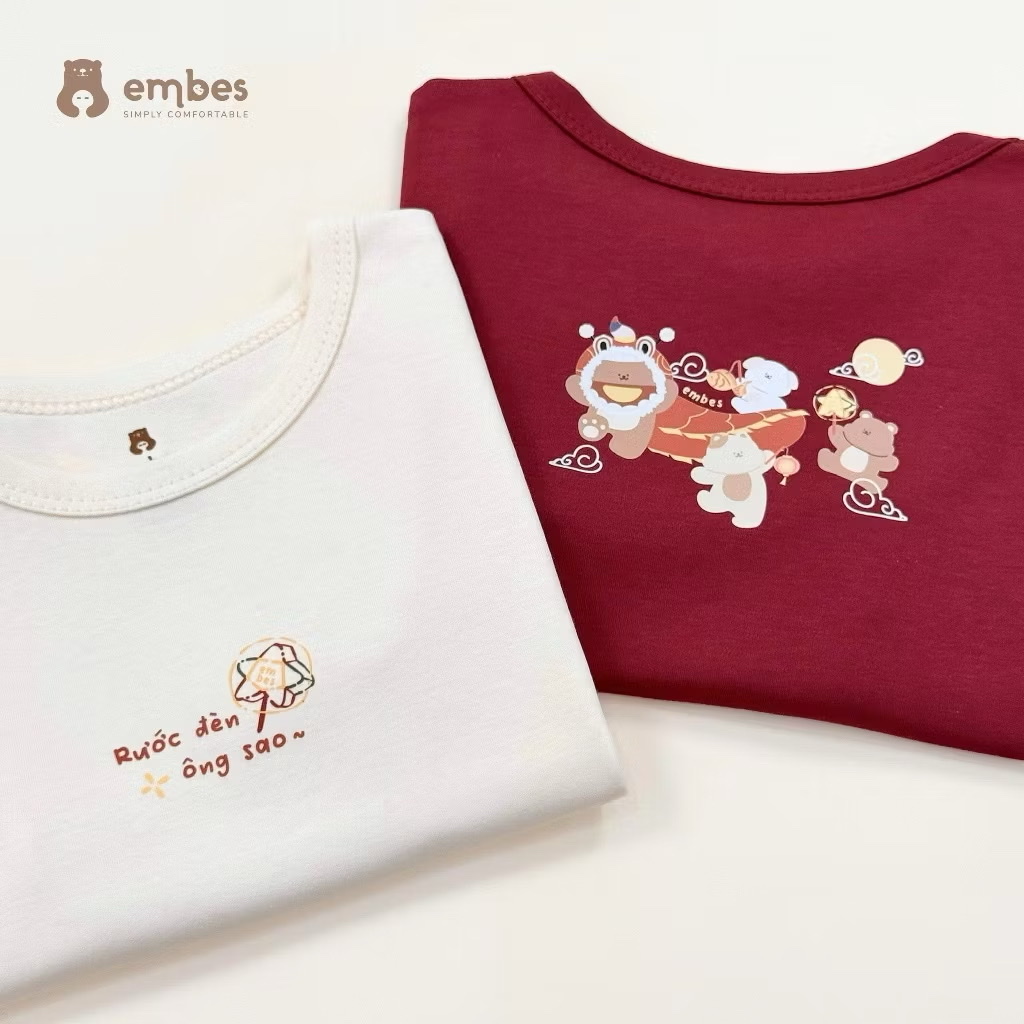 EMBES - Áo phông in hình trung thu (9M-4Y)