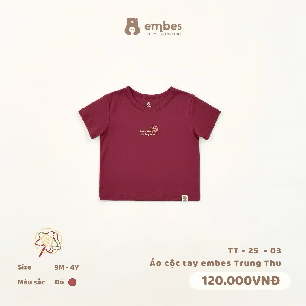 EMBES - Áo phông in hình trung thu (9M-4Y)