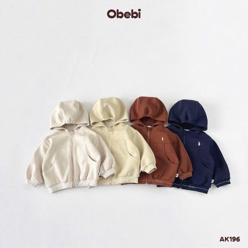 OBEI - Áo khoác bo dệt chữ OBEBI (73-120)
