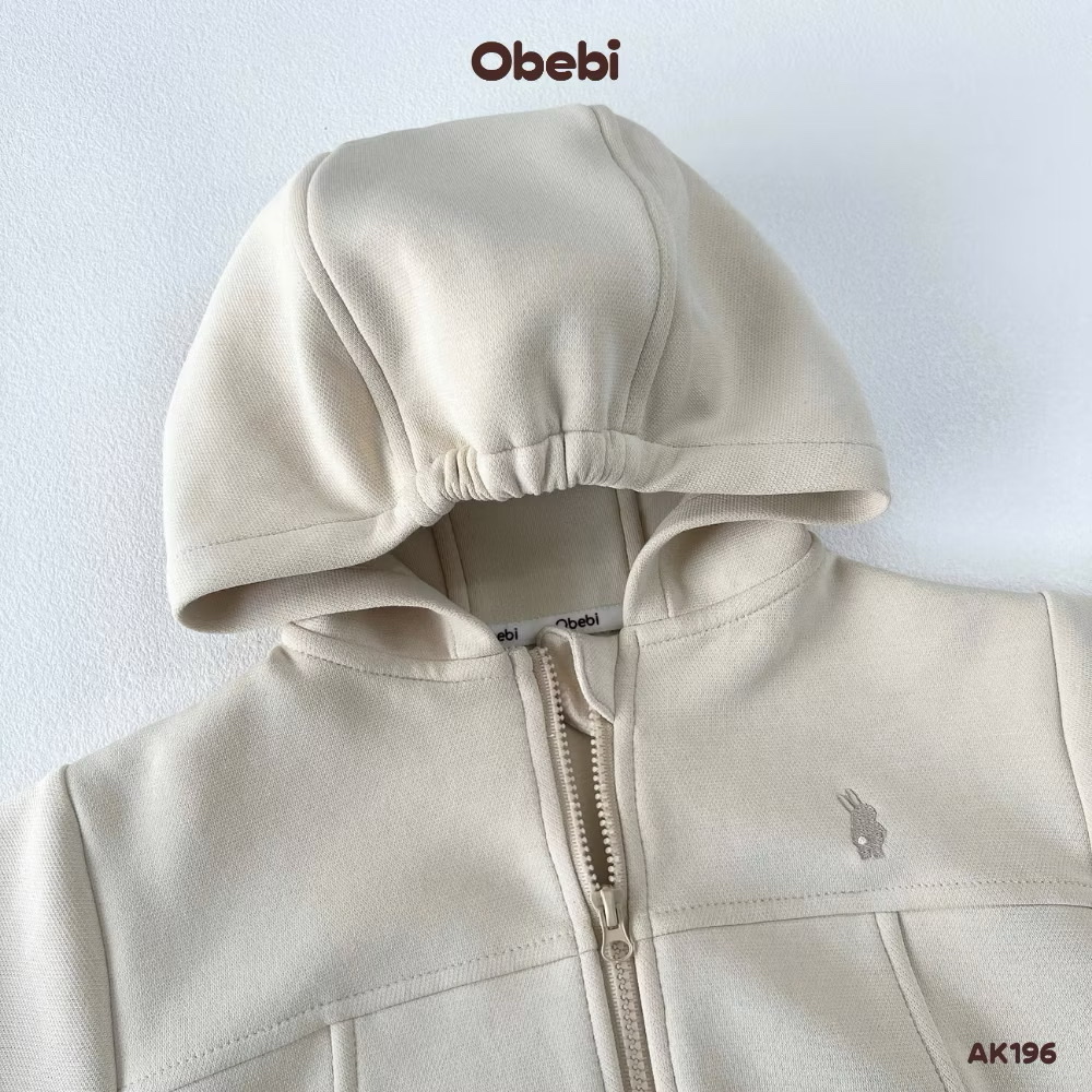 OBEI - Áo khoác bo dệt chữ OBEBI (73-120)