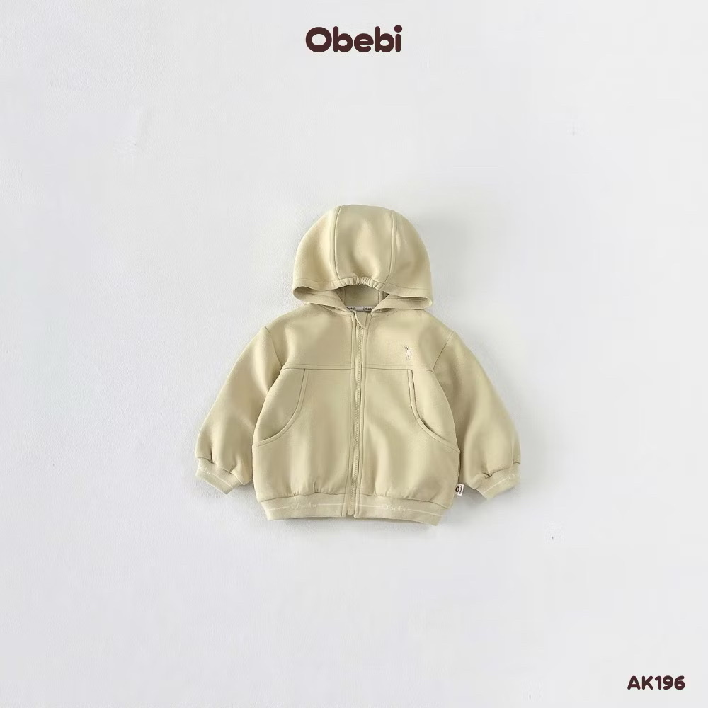 OBEI - Áo khoác bo dệt chữ OBEBI (73-120)