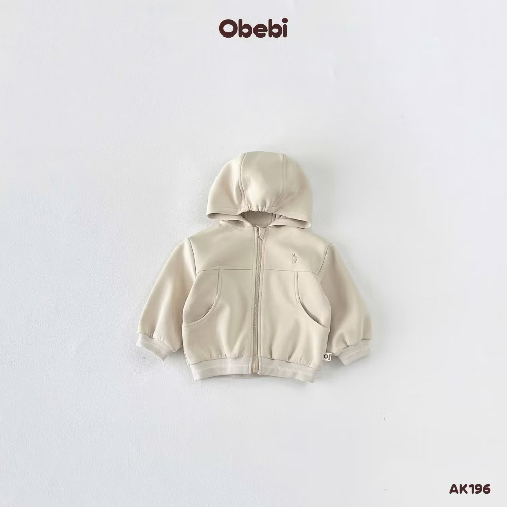 OBEI - Áo khoác bo dệt chữ OBEBI (73-120)