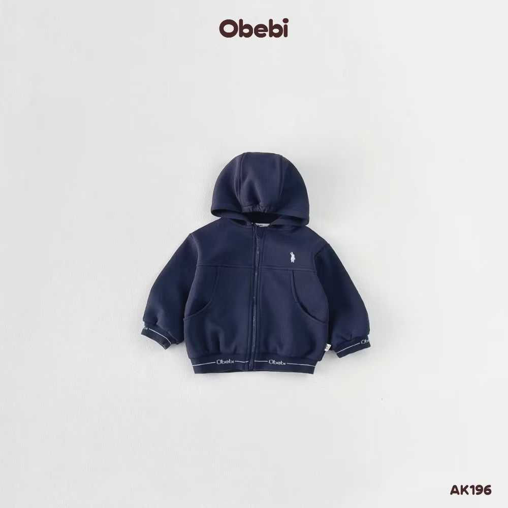 OBEI - Áo khoác bo dệt chữ OBEBI (73-120)