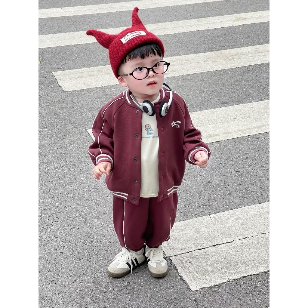 OBEBI - Áo khoác bomber tay raglan(73-120)