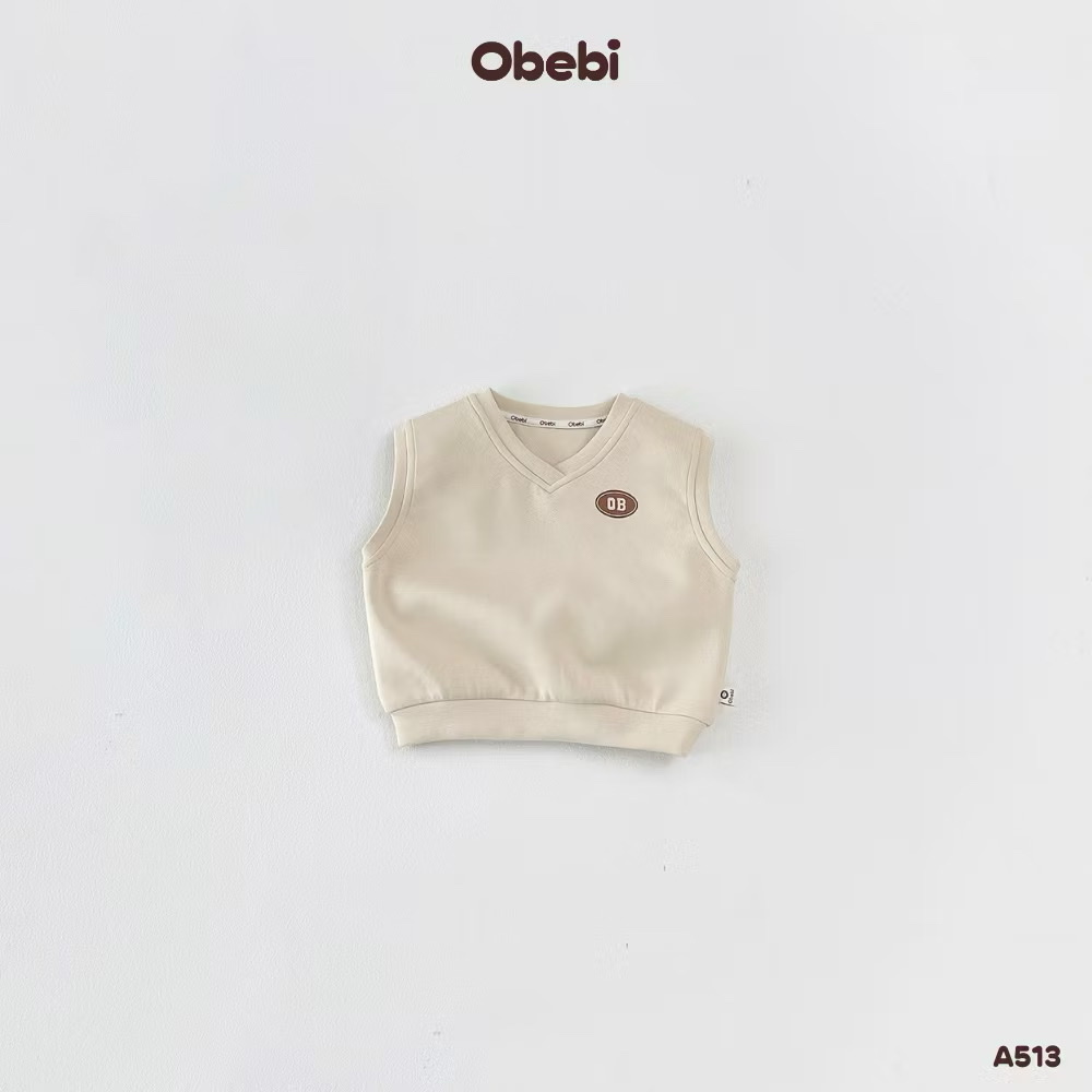 OBEBI - Áo gile nỉ in hình (73-120)