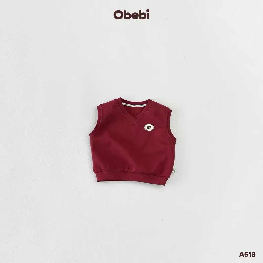 OBEBI - Áo gile nỉ in hình (73-120)