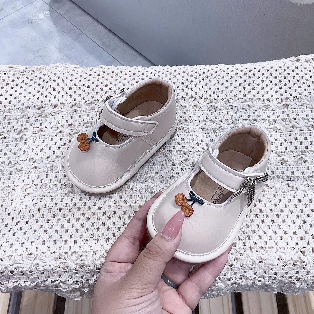 KB - Giày búp bê cherry(16-20)