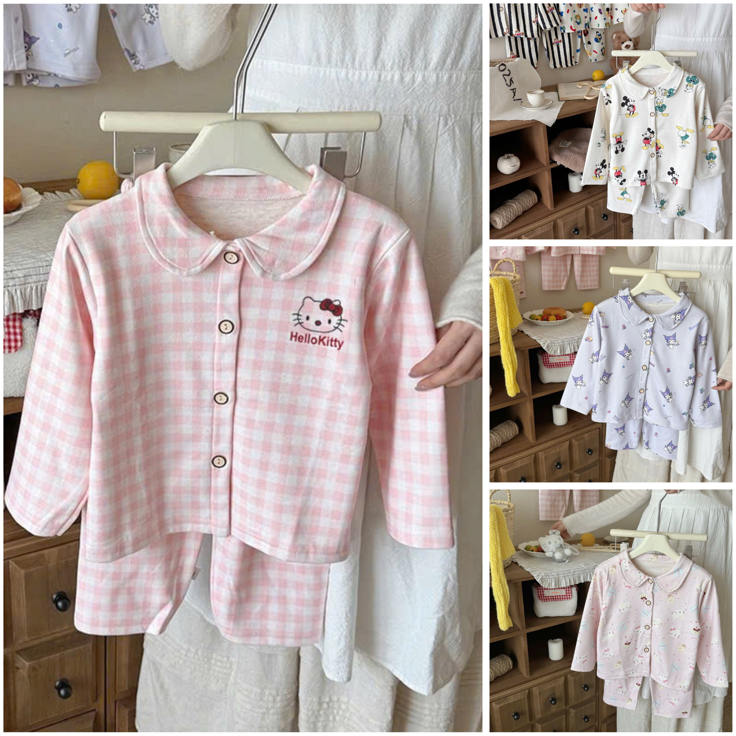 BK - Bộ PYJAMA in hình(80-170)