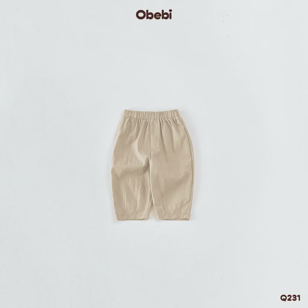 OBEBI - Quần gió dáng Baggy (73-120)