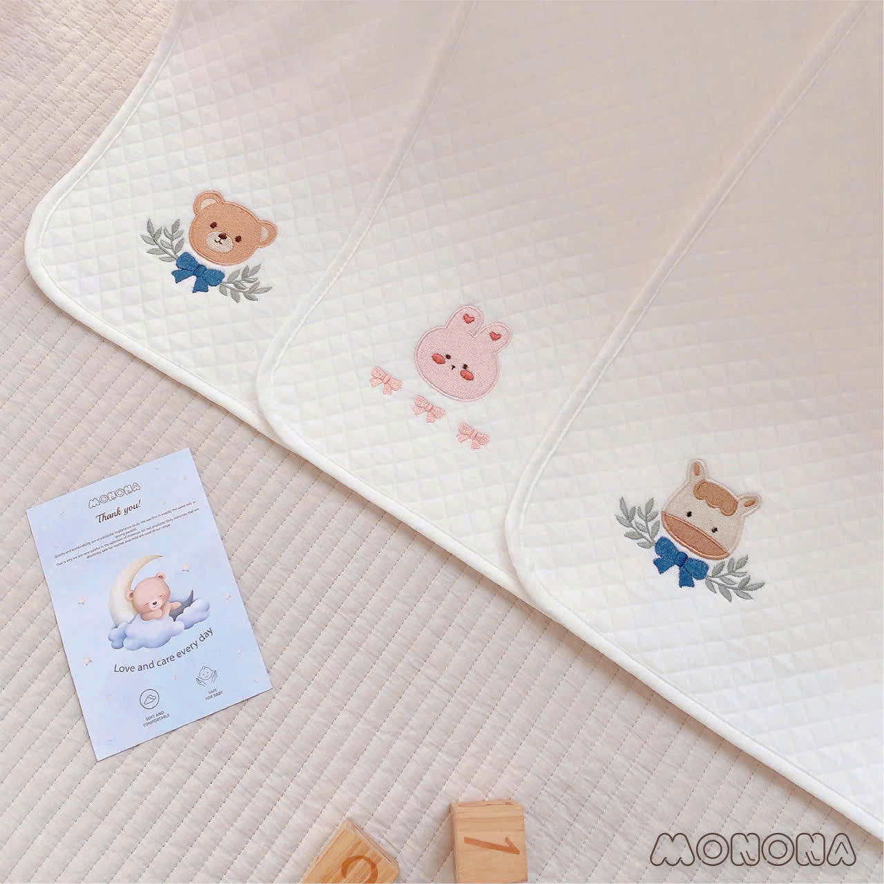 MONONA - LÓT CHỐNG THẤM 4D THÊU HÌNH