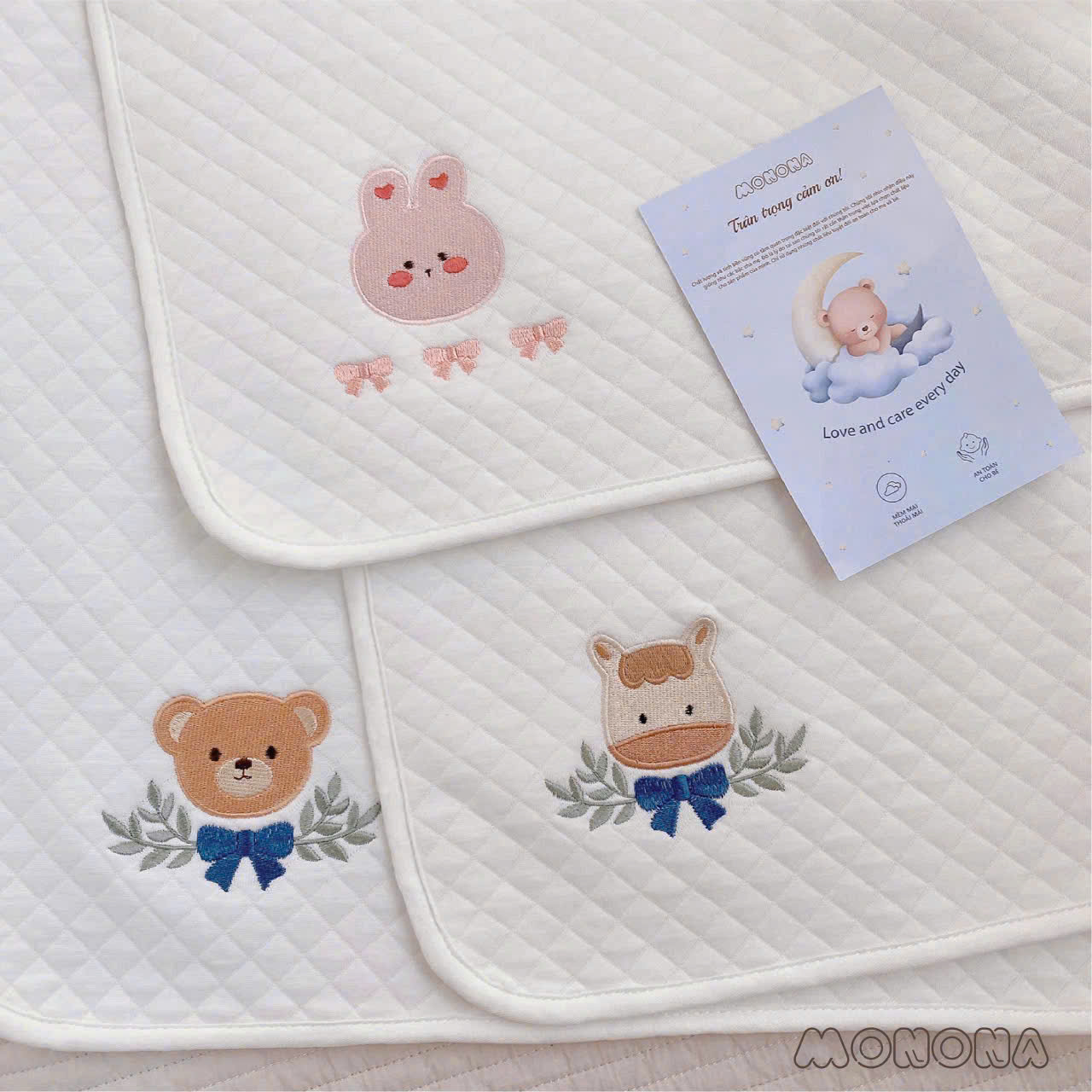 MONONA - LÓT CHỐNG THẤM 4D THÊU HÌNH