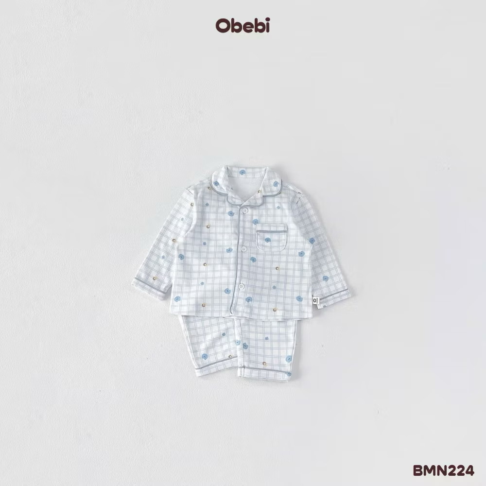 OBEBI - Bộ pijama hoạ tiết thú (73-110)