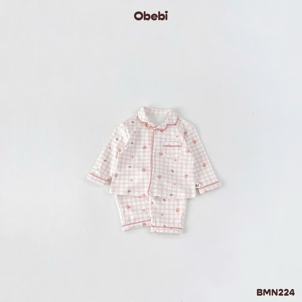 OBEBI - Bộ pijama hoạ tiết thú (73-110)