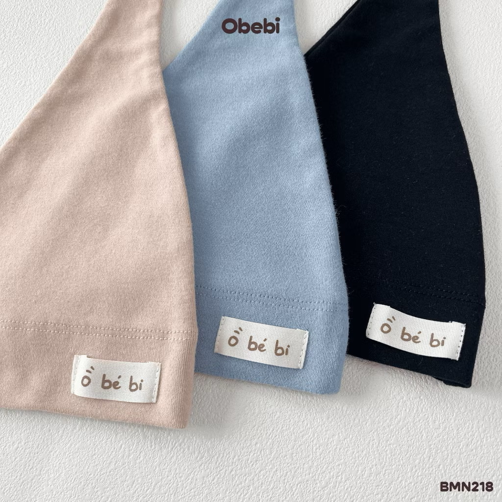 OBEBI - Bộ mặc nhà chấm bi kèm mũ (73-120)